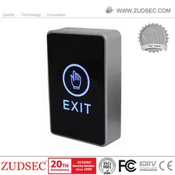 Pulsante di uscita a schermo tattile per sistema di controllo accessi