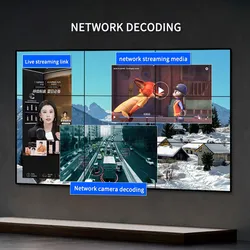 8K Servidor de Mídia Multi para Múltiplas Janelas e Exibição em Movimento em Tela LCD/LED