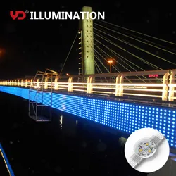 Außen wasserdicht IP68 Doppelter Schutz RGB-Farben adressierbare Pixel-LED-Leuchte