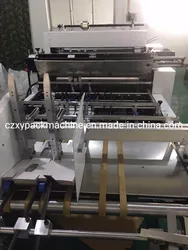 Automatische Serviettenbox Milchbox Kartonherstellungsfenster Patchmaschine