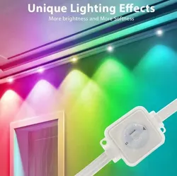 Weihnachts permanente RGB LED Pixel Steuerung LED Punktlicht Dachrinnen Lichterkette LED