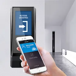 เครื่องบันทึกเวลาผ่านเว็บ NFC รหัสคิวอาร์ 1 ระบบควบคุมประตูด้วย RFID ผ่าน TCPIP
