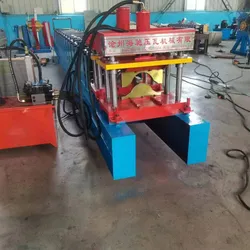 Metall-Dachfirstkappen-Rollformmaschine Dachziegel-Herstellungsmaschine