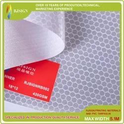 Banner riflettente di alta qualità in PVC economico (RJRB001)