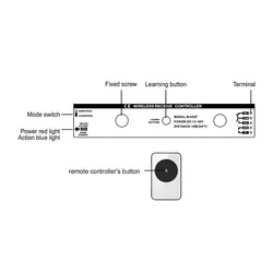 Transmissor RF de Controle Remoto Autoaprendizado Direto de Fábrica para Interruptores Inteligentes