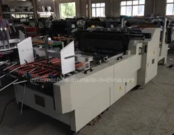 Automatische Fensterverpackungsmaschine für Papierboxen mit doppelten Linien