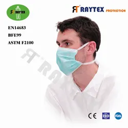 Staubdichtes Ohrenschlaufen 3 Lagen-Gesichtsmasken PP Meltblown von Raytex