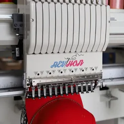 Automatische Neue 12/15 Digitale Hochgeschwindigkeits 1200 U/min Computerisierte Kappenstickmaschine