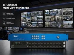 Bitvisus 16-Bild-4K60-LED-Videoprozessor-Multiviewer mit Websteuerung