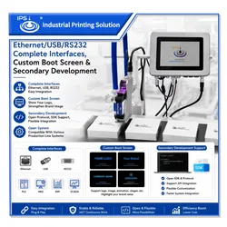 7 Zoll Android Touchpanel Global Mehrsprachiger Thermo-Inkjet-Drucker 1-4 Druckköpfe Codiermaschine für Montagelinien
