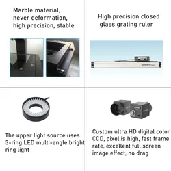 Máy đo video kiểm tra chất lượng công nghiệp, hiệu suất ổn định, thiết bị kiểm tra thị giác quang học
