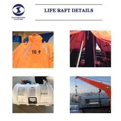 Davit Gelanceerde Type Liferaft Zelfopblazende Levensvlotten