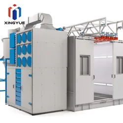Cabine de Pintura em Pó Xingyue com Sistema de Recuperação