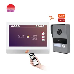 2wire Hỗ trợ Intercom IP Ứng dụng Tuya Điều khiển từ xa 2K Hệ thống Điện thoại Video Cửa