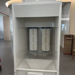 Manual Galin / Laboratório / Pequeno Booth de Pintura em Pó para Pequenos Produtos, Jantes de Carro
