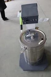 Máquina de Pintura em Pó Portátil Compacta para Componentes de Aço