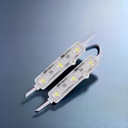12V Modul LED DC 1.2W 3000K Putih Hangat Tahan Air IP65 3 Cahaya Modul LED untuk Iklan LED 12V Modul