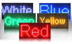 DIP Einzelne Farbe Rot Außen LED Bildschirm Modul P10 für Laufende Nachricht LED Anzeige Modul