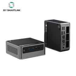 PC Mini Portátil OEM Windows 10/11 PRO Múltiplas Interfaces LED Opcional Mini Host Computador de Mesa