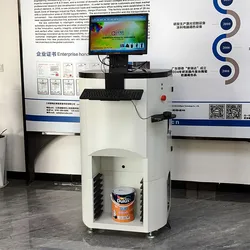 Dispenser automatico per miscelazione di vernice acrilica a base d'acqua con tintura computerizzata