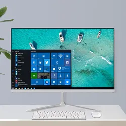 ฮาร์ดแวร์คอมพิวเตอร์และซอฟต์แวร์ราคาถูกของโรงงานประกอบพีซี Barebone 23.8 นิ้วโดยไม่มี คอมพิวเตอร์ตั้งโต๊ะ CPU RAM SSD สำหรับการประกอบด้วยตัวเอง