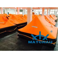 Thuyền cứu sinh mở, có thể đảo ngược, phao tự bơm, phao cứu sinh được phê duyệt