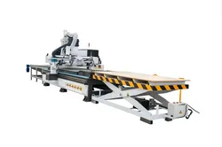 จีน 1300*2500mm เครื่องกัดไม้ CNC 5 แกน 4 แกน 3axis 1325 เครื่องกัดไม้ที่ปรับแต่งได้ CNC พร้อมโต๊ะโหลดและขนถ่ายสำหรับการทำเฟอร์นิเจอร์