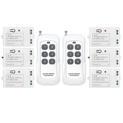 1-8 Schlüssel Smart Fernbedienung Schalter RF Multi Kanal Drahtlose Fernbedienung