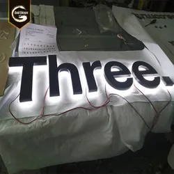 Iluminação de Fundo de Fábrica 3D Letra e Número de Canal LED para Construção de Fachadas Dimensional de Lojas