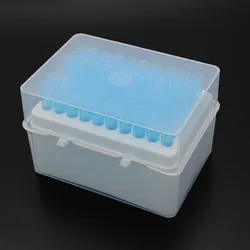 20UL, Tips Pipet Filter, Jernih, Bebas Dnase dan Rnase, Steril, 96PCS/Rack, 10 Rak/Kotak, 5 Kotak Kasus
