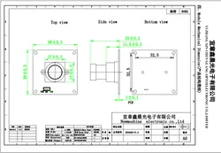 CVBS Analog 968*488 Sensör PC2099K USB2.0 Arayüz Kamera Modülü PCBA Modül Üretimi Video Kapı Zili için