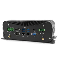 Novo Computador Industrial Compacto de Alto Desempenho Mini PC Sem Ventoinha com 6 COM