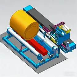 Verstellbare Wickelschicht radialer Stretchwickler für Papierrollen automatische Umreifungsmaschine