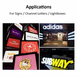 3LEDs 12V 1.2W Injeksi IP65 Modul Lampu LED Billboard Pita LED Etalase RoHS Huruf Lightbox Modul LED 12V Modul Lampu LED