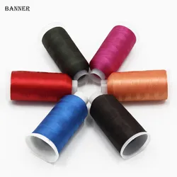 Buntes Hochgeschwindigkeitsstickerei-Gewinde 100% des Polyester-Stickerei-Gewinde-120d/2