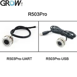 Crescer R503PRO Uart/USB 1500 Capacidade DC3.3V Módulo de Sensor de Impressão Digital Scanner