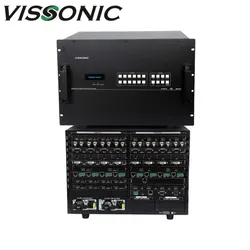 72 Eingangs-Ausgangs-Modular nahtlose Matrix 4K2K Arbiträrer Schalter