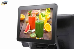 Dokunmatik Ekran 15+9.7 İnç Çift Ekran POS Sistemi Bilgisayar/PC