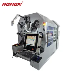 12 เครื่องทำสปริงหลายฟังก์ชันแบบ CNC, อุปกรณ์ขึ้นรูปสปริงแรงดึง แรงบิด และแรงอัดหลายแกน