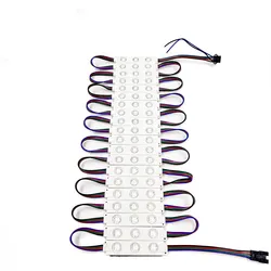 Beliebte 3 Chip-Linsen-Injektions-RGB-LED-Module für Lichtkästen