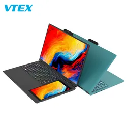Vtex Günstiges Zwei-Bildschirm-Notebook PC Anpassung I7 10th UHD PC Tragbares Notebook Hochleistungs-Dual-Grafikkarten-Notebook PC Laptop