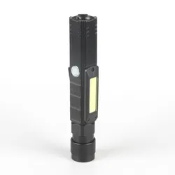 Yichen Neues Design Wiederaufladbare LED Taschenlampe mit Dual-Notlicht und drehbarem Kopf