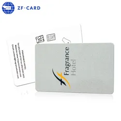 Fabrik individuell geprägte Nummer PVC-Karte MIFARE Plus (R) X 2K (4B) kontaktlose Zugangskontrollkarte