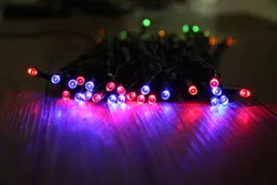 Solarbetriebene LED-Lichterkette für Feiertage, Außenlichterkette
