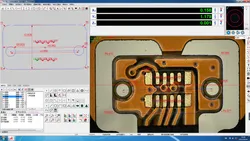 ISO-zertifizierte 3D Vision-Messmaschine umfassendes optisches Bildprüfgerät für die Industrie