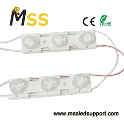 12V 2.8W Moduli LED a Iniezione Edge-Lit Illuminazione Laterale Chip SMD 3LED Moduli 3W 3020 Modulo LED per Scatola di Illuminazione a Doppia Vista