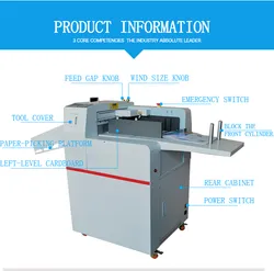 Wd-365 Vollautomatische digitale Steuerung Papierfalzmaschine