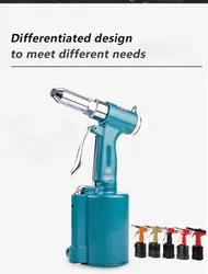 Furadeira de Prego de Longo Curso R-5045 Ferramenta de Rebitagem Poderosa Pistola de Rebite Pneumática