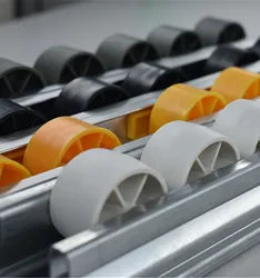 Sistema de Prateleira de Fluxo com Trilho Deslizante Metálico Industrial