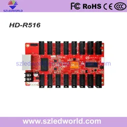 Controlador de Display LED em Cores Completas Cartão Receptor de Tela LED Huidu R501 R500 R512 R508 R612